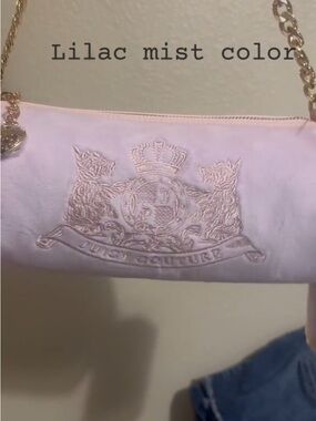 Juicy Couture Scottie dog barrel satchel lilac mist BNWT